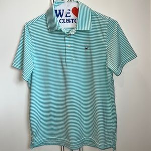 Vineyard Vines
St. Jean Stripe Sankaty Regular Fit Polo Shirt Boys size Large